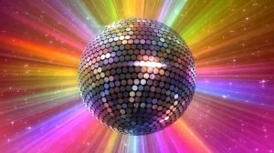 [4K] Colorful Big Disco Ball - 1 hour of relaxation with the Best Disco music, VJ Loop