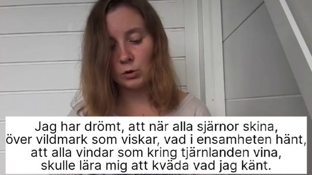 Переводим шведское стихотворение про сны смотреть онлайн