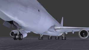 Plane Crash Test of a Boeing 747 WIP