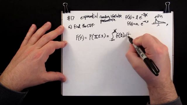 Probability Exponential Distribution: Finding Cumulative Distribution Function смотреть онлайн