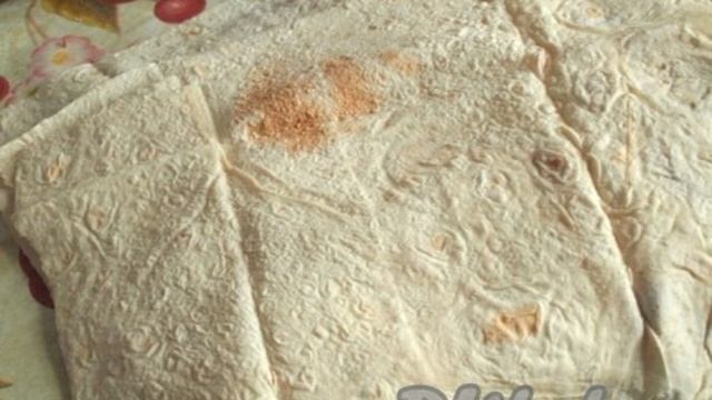 Рулет из лаваша с крабовыми палочками