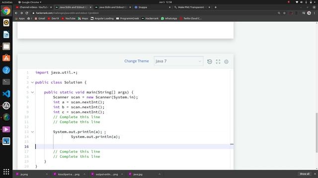 #2 Java Stdin and Stdout I | Hackerank Java Solutions смотреть онлайн