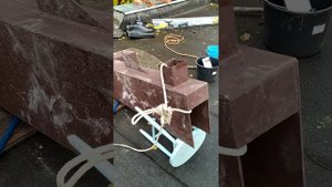 Установка парапетной воронки 3