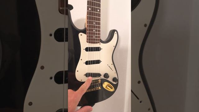 Installed EMG Single Coil Pickup in a Squier Mini Stratocaster, a JediJingleMaker Guitar Mod