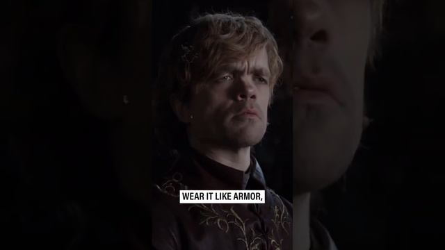 The first lesson Tyrion has ever learnt...