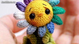 Амигуруми: схема Цветик. Игрушки вязаные крючком - Free crochet patterns.