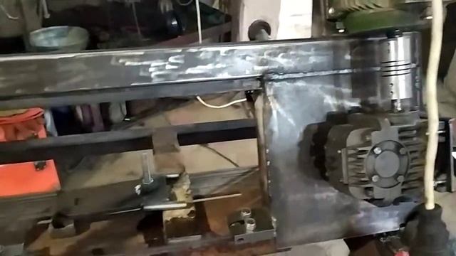 Ленточная пила по металлу своими руками, первый пил....