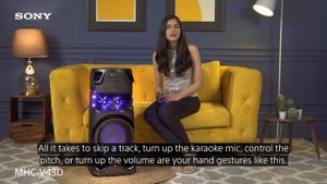 Sony MHC V43D High-Power Party Speaker with BLUETOOTH® Technology