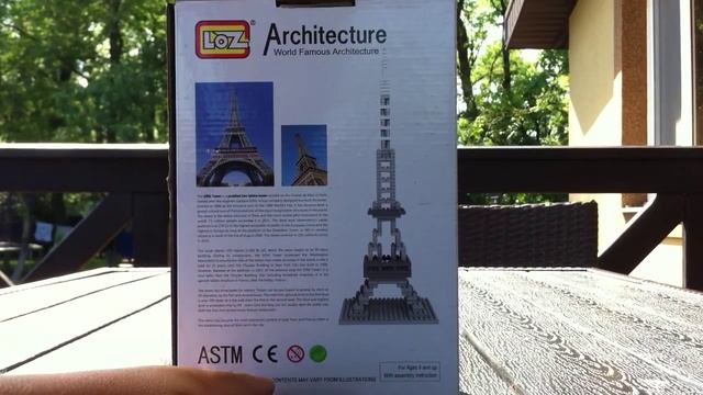 Распаковка конструктора Loz Эйфелева башня смотреть онлайн