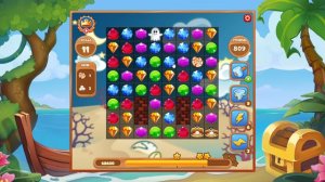 Как пройти уровень 809 игры Сокровища Пиратов