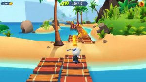 Talking Tom Gold Run - Deputy Hank - Full Screen Walkthrough Gameplay