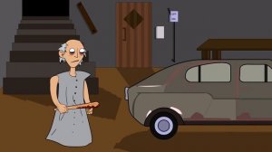 GRANNY THE HORROR GAME ANIMATION #25 : EVIL NUN Vs Scary Granny DAY 5