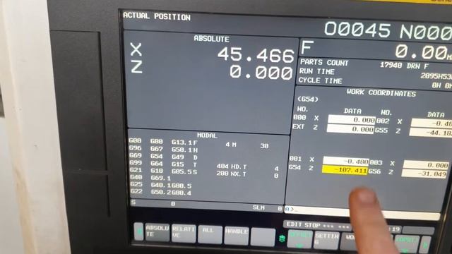 Многозаходная резьба G76 через параметры смотреть онлайн