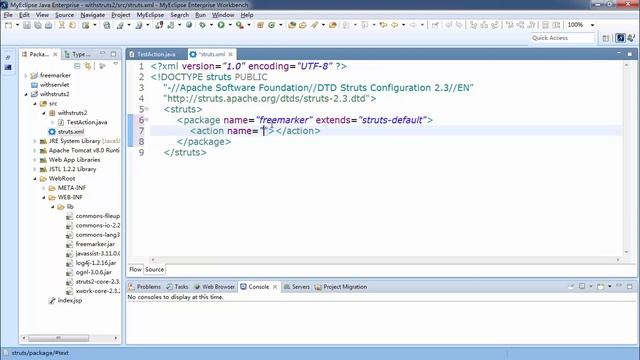Java Web扩展-Freemarker-26.Freemarker 与Struts2集成 смотреть онлайн