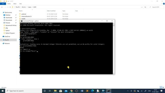 How to run Python command on CMD