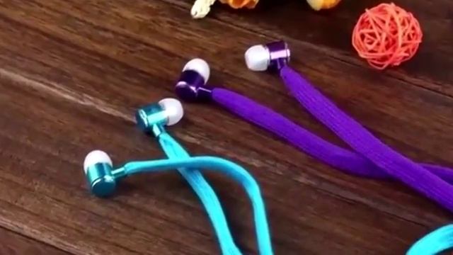 НАУШНИКИ в виде шнурков! смотреть онлайн