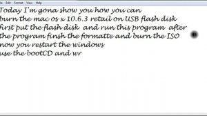 mac os x 10.6.3 on USB flash disk