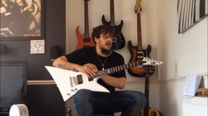 Esp Ltd Ex-50 Snow White Guitar Review & Demo.