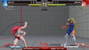 Street Fighter V Grand Final - Joey (R. Mika) vs iDom (Poison) @ NLBC Online Edition #17