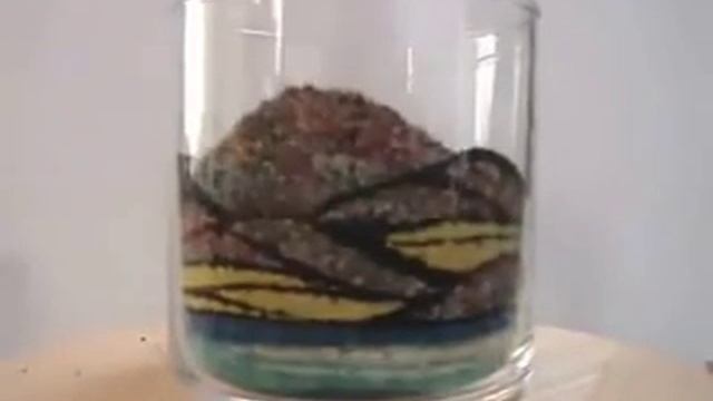 Песочная живопись в стакане.Японцы... смотреть онлайн