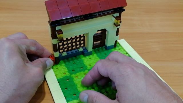 ЛУЖАЙКА БЕЗУМНОГО ДЕЙВА | РАСТЕНИЯ ПРОТИВ ЗОМБИ (конструктор Lego)