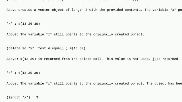 What does the delete function do to an array? смотреть онлайн
