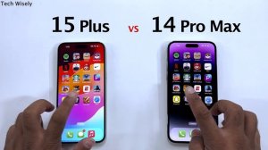 iPhone 15 Plus vs 14 Pro Max - Speed Performance Test