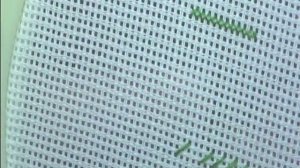 Двусторонняя вышивка крестом с нечетным количеством крестиков