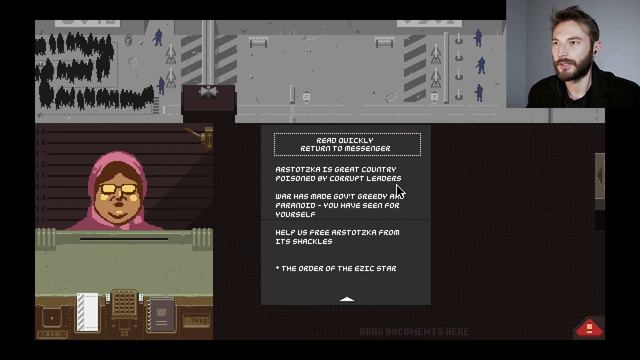 The First Ezic Order Task in PAPERS PLEASE. EZIC PLAYTHROUGH (Part 2) смотреть онлайн