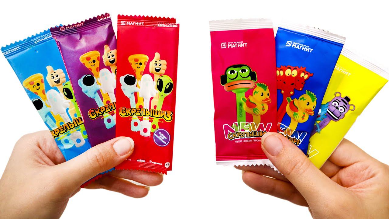 ФЕЙК vs ФЕЙК СКРЕПЫШИ 4 vs СКРЕПЫШИ 3 - Какие КИТАЙСКИЕ СКРЕПЫШИ лучше? смотреть онлайн