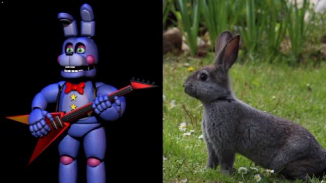 Аниматроники FNAF и Реальная жизнь.ФНАФ в реальности смотреть онлайн