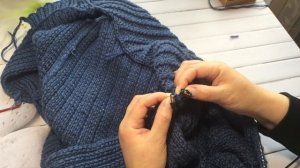 Мужской кардиган "Denim" с шалевым воротником ЧАСТЬ 2