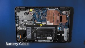 Dell Latitude 3190 2-in-1 Battery Removal