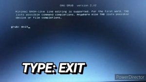 GNU GRUB version 2.02 error