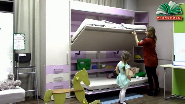 Капелла - двухъярусная шкаф-кровать смотреть онлайн