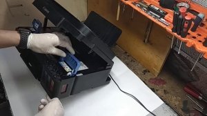 Видео урок! По устранению ошибки 5200 или P08 Canon g 3411