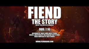 FIEND - The Story (Live At The Gates Of Gahhala 2016) OFFICIAL LIVE VIDEO. NEW SONG!!!