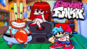 ЖАДНЫЙ МИСТЕР КРАБС во Friday Night Funkin' / Friday Night Funkin VS Krabs V1 FULL WEEK