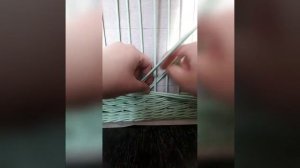 Узор коса из бумажной лозы