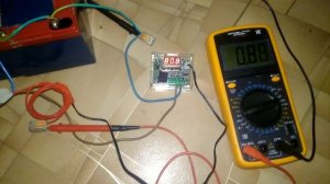 Тест греющего кабеля 22 Ом/м. Питание 14.4v, длина куска 0.7м