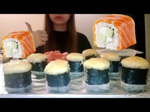 MUKBANG | СУШИ | РОЛЛЫ SUSHI | ROLLS |