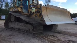 Работа отвала, движение бульдозера