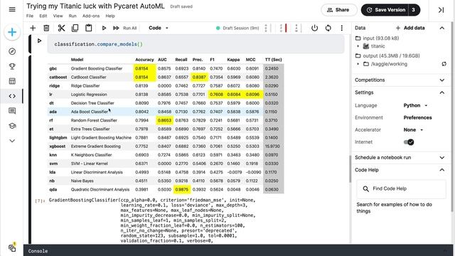 Solving Kaggle with PyCaret AutoML - Automated Machine Learning Tutorial смотреть онлайн