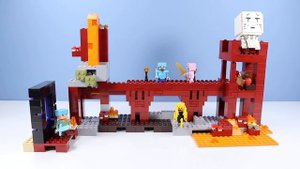 LEGO Minecraft The Nether Fortress 21122 with Ghast!