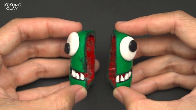 Making Green & Roblox Rainbow Friends with Polymer Clay. [ROBLOX GAMETOONS] смотреть онлайн