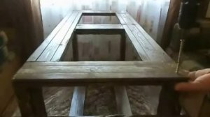 Деревянный стол своими руками(Видео5)