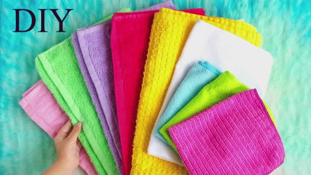 6 идей подарков из полотенца своими руками