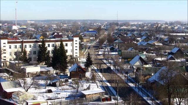 Лунинец. Город под облаками