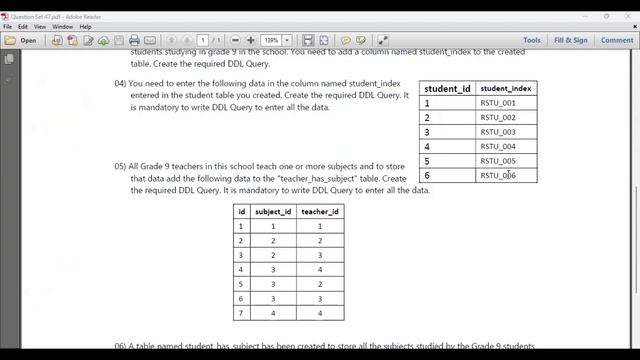 Explain how to insert a new column with a DDL query and how to insert data into a created table. смотреть онлайн