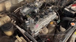 Установка двигателя QG15 Ниссан Альмера N16, контрактный двигатель